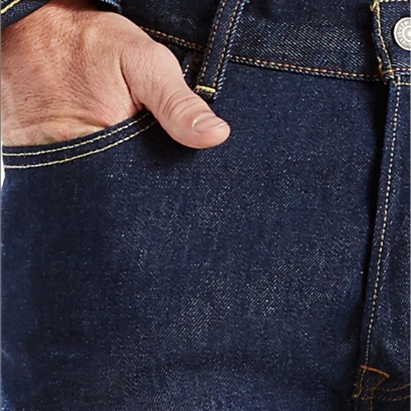 Levi's Men's 501 Original Fit Stretch Jeans - Picture 3 of 7